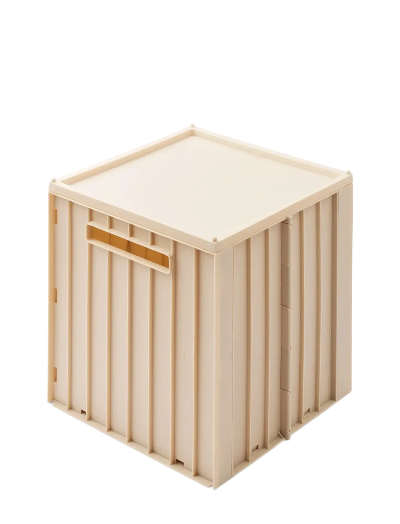 Liewood Elijah Storage Box W. Lid, Opbevaringskasse, Beige, Str: ONE SIZE
