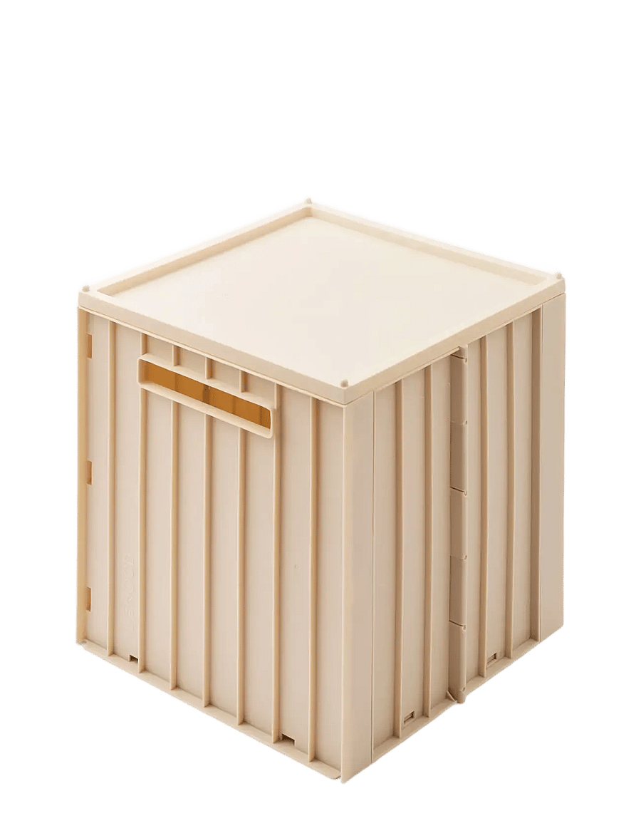 Liewood - Elijah Storage Box w. Lid - hoiukastid - sandy - 1