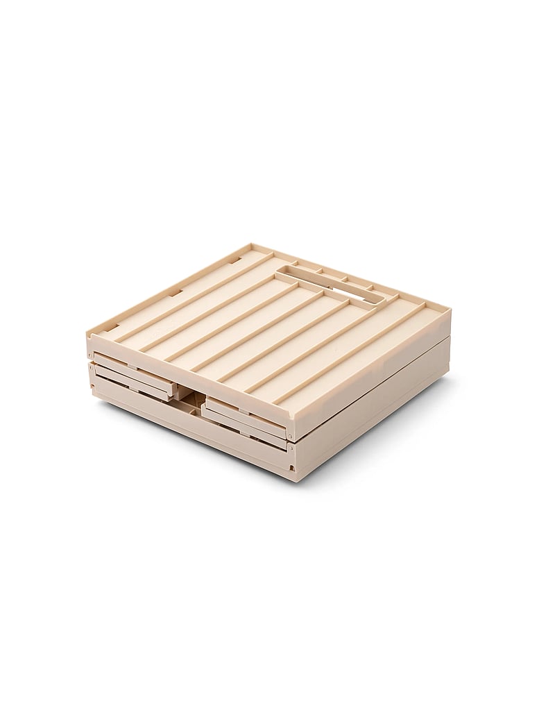 Liewood - Elijah storage box w. lid - opbevaringskasser - sandy - 0