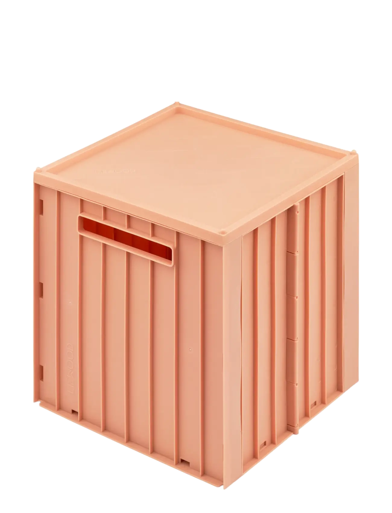 Liewood Elijah Storage Box W. Lid, One Size, Storage, Orange - Boxes, Kinder