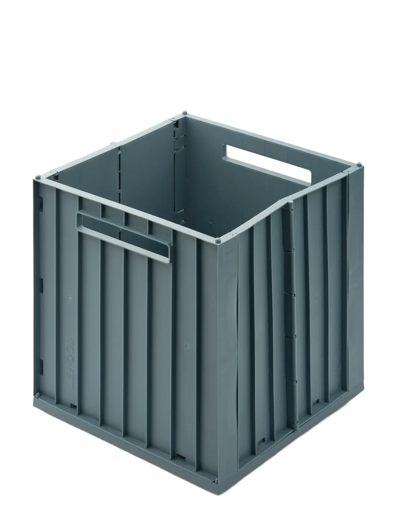 Liewood - Elijah Storage Box w. Lid - storage boxes - whale blue - 1