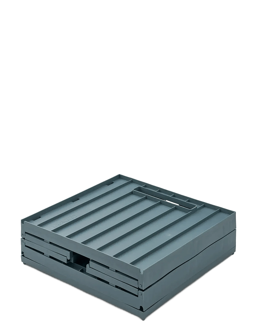 Liewood - Elijah Storage Box w. Lid - storage boxes - whale blue - 2