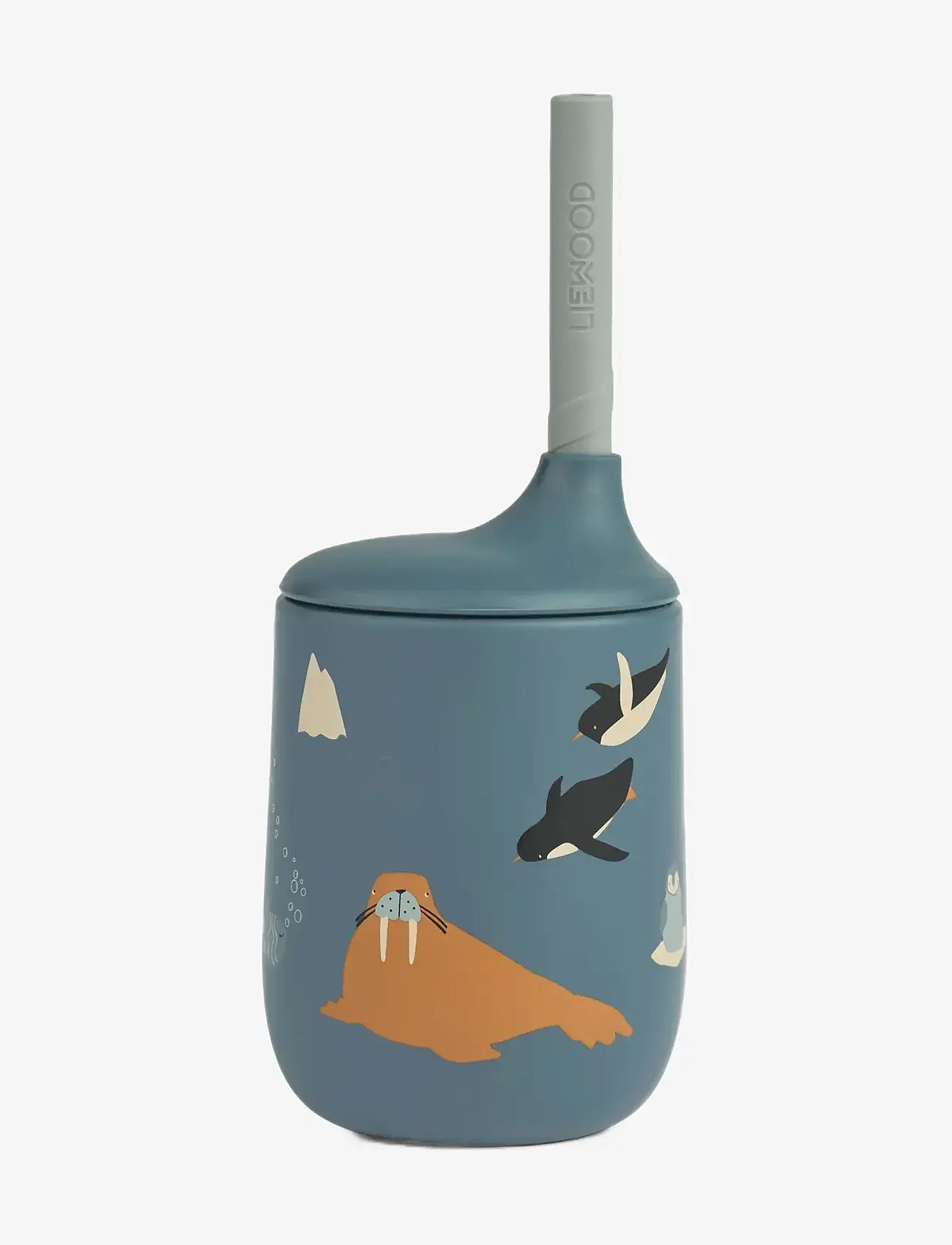 Liewood - Ellis sippy cup - joogitassid - arctic sea /  ocean view - 0