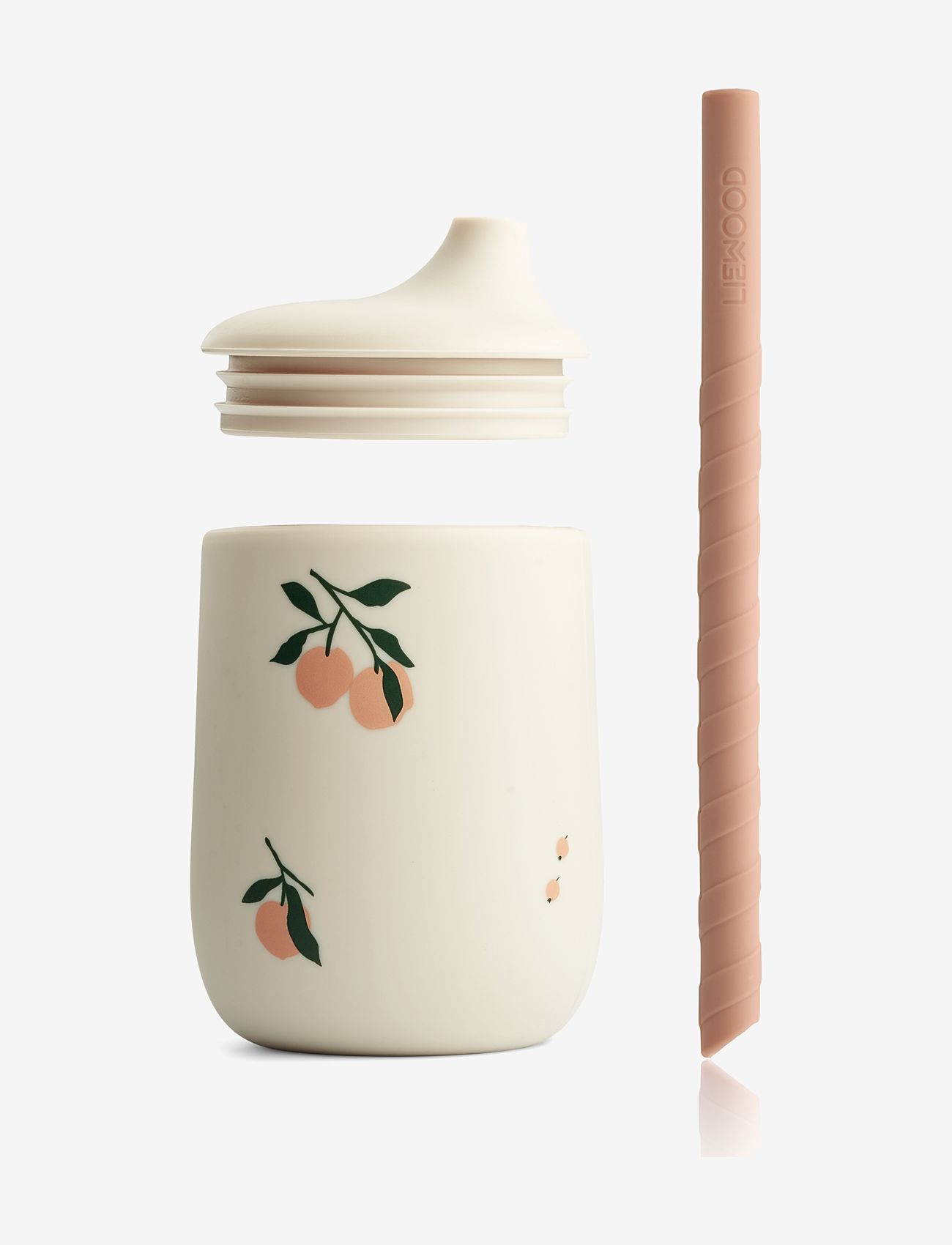 Liewood - Ellis sippy cup - sippy cups - peach/sea shell mix - 1