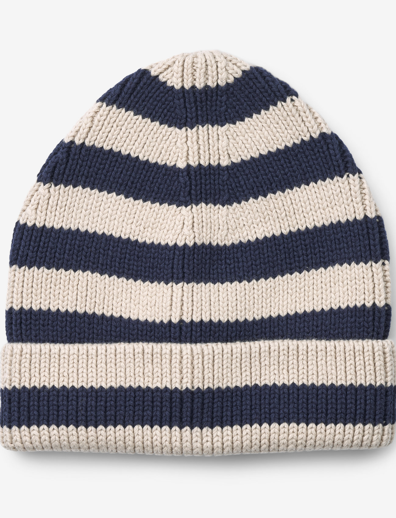 Liewood - Ezra Beanie Hat - lowest prices - stripe classic navy / sandy - 0