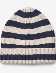 Liewood - Ezra Beanie Hat - laveste priser - stripe classic navy / sandy - 0