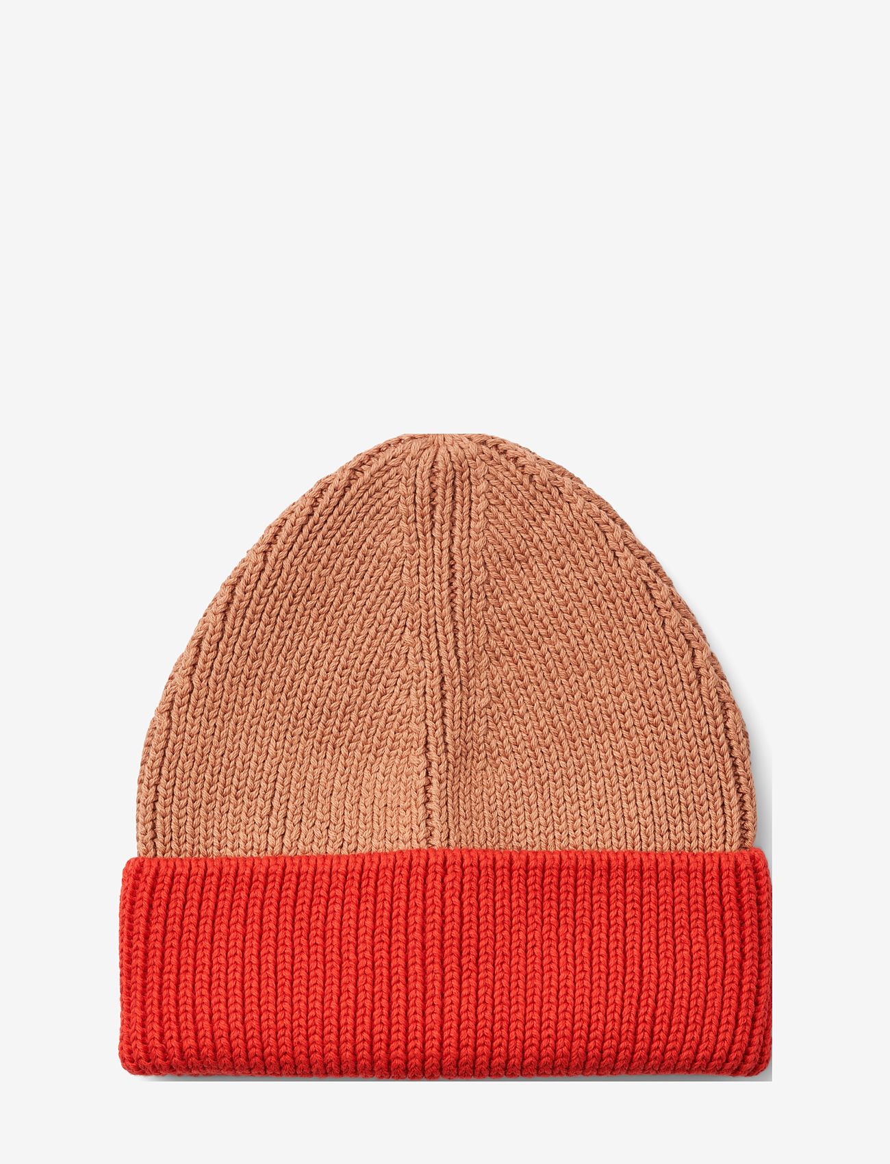 Liewood - Ezra Beanie - apple red/tuscany rose mix - 0