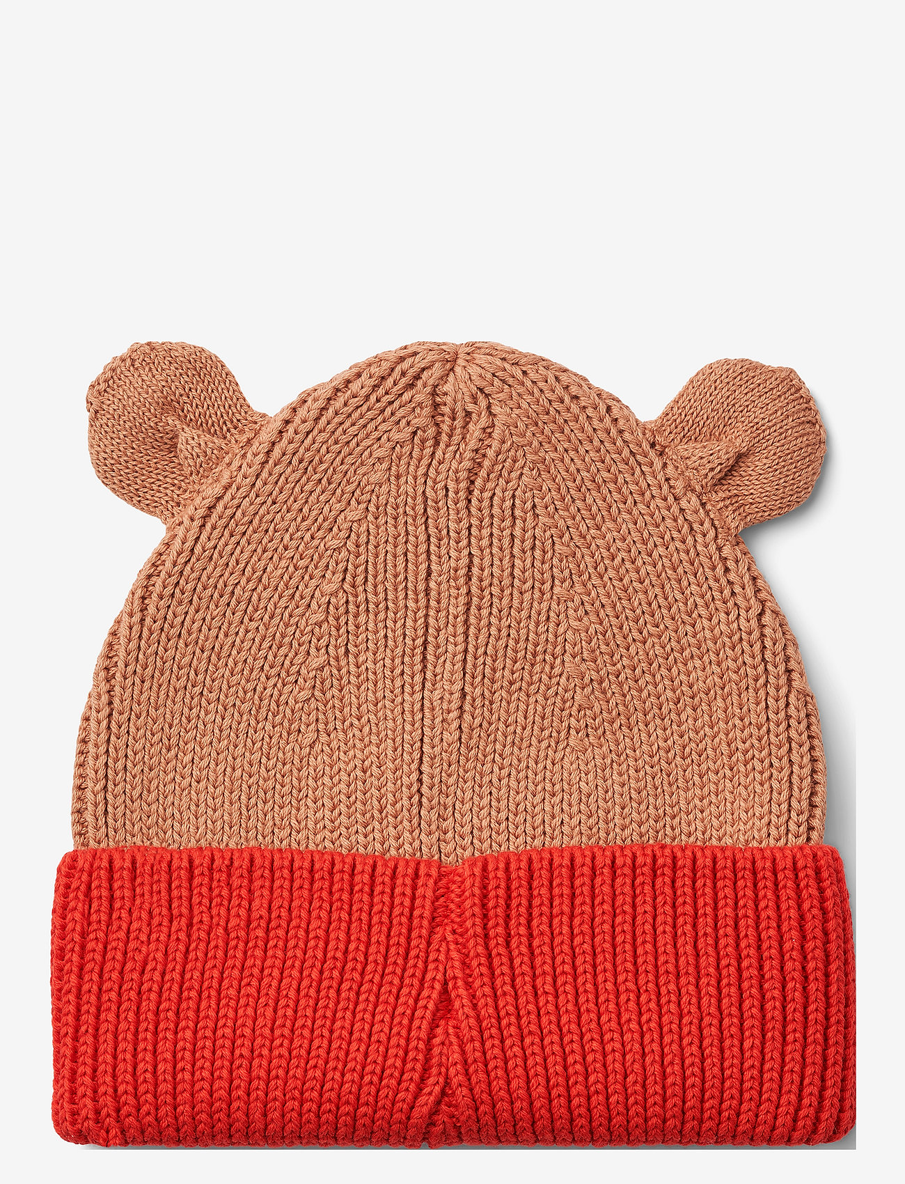 Liewood - Gina beanie with ears - apple red/tuscany rose mix - 1