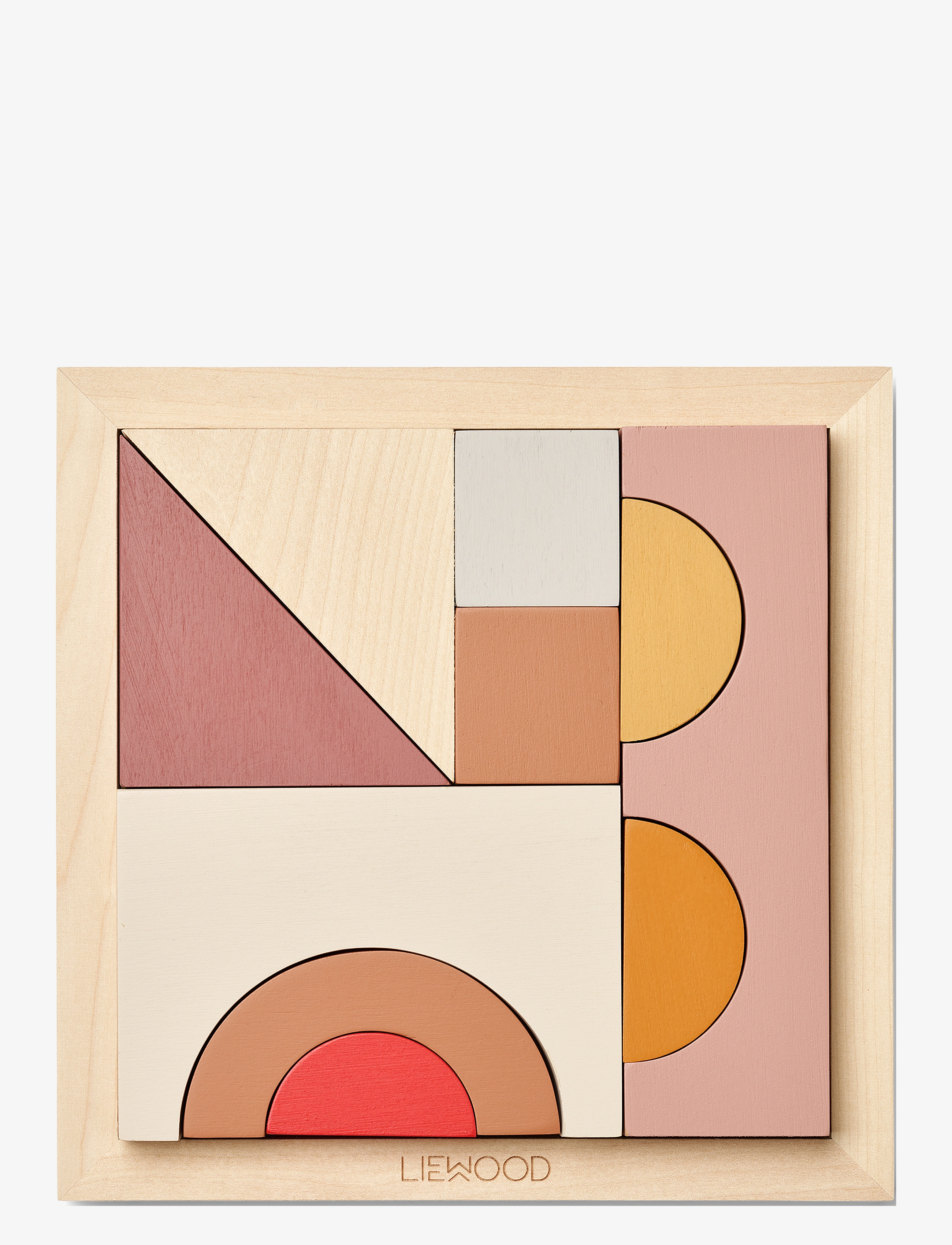 Liewood Ishan Puzzle - Hyggelige dage indendørs - ROSE MULTI MIX / pink/rose