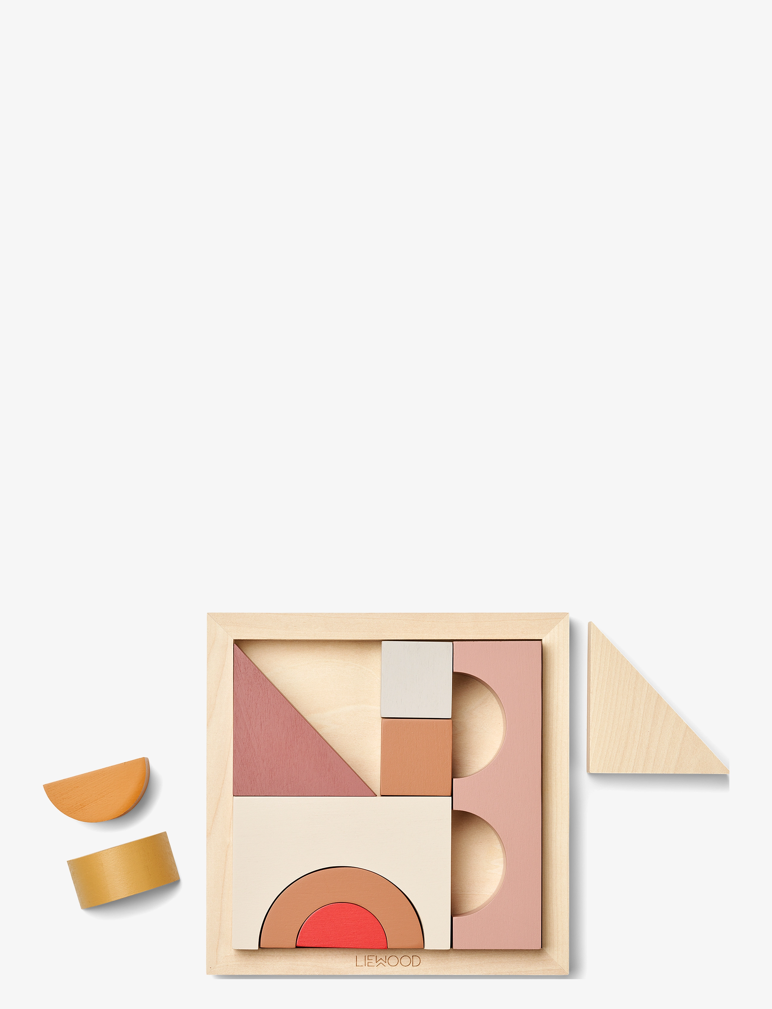 Liewood - Ishan Puzzle - byggklossar - rose multi mix - 2