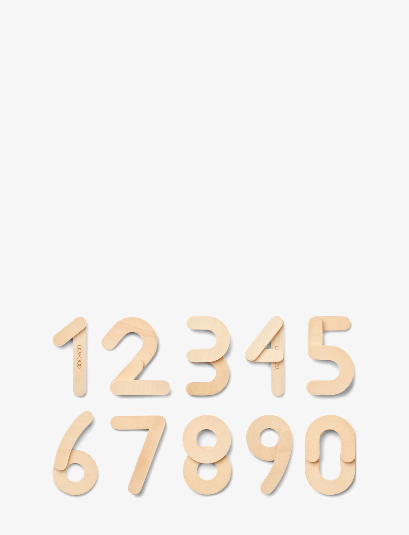 Liewood Jota Magnetic Numbers, One Size, Beige, Spil > Pædagogiske Spil, Børn