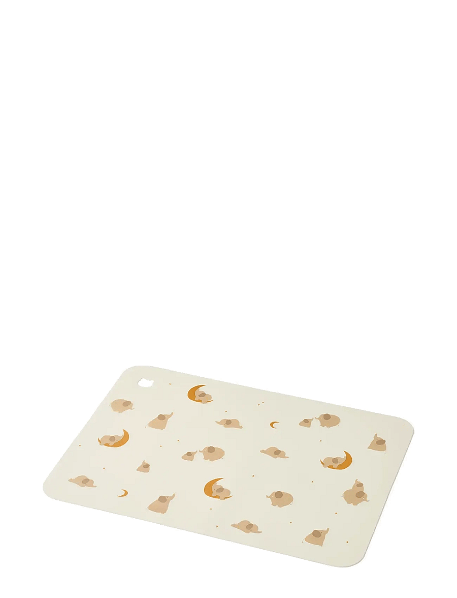 Liewood - Jude Printed Placemat - deckchen - elephant / creme de la creme - 0