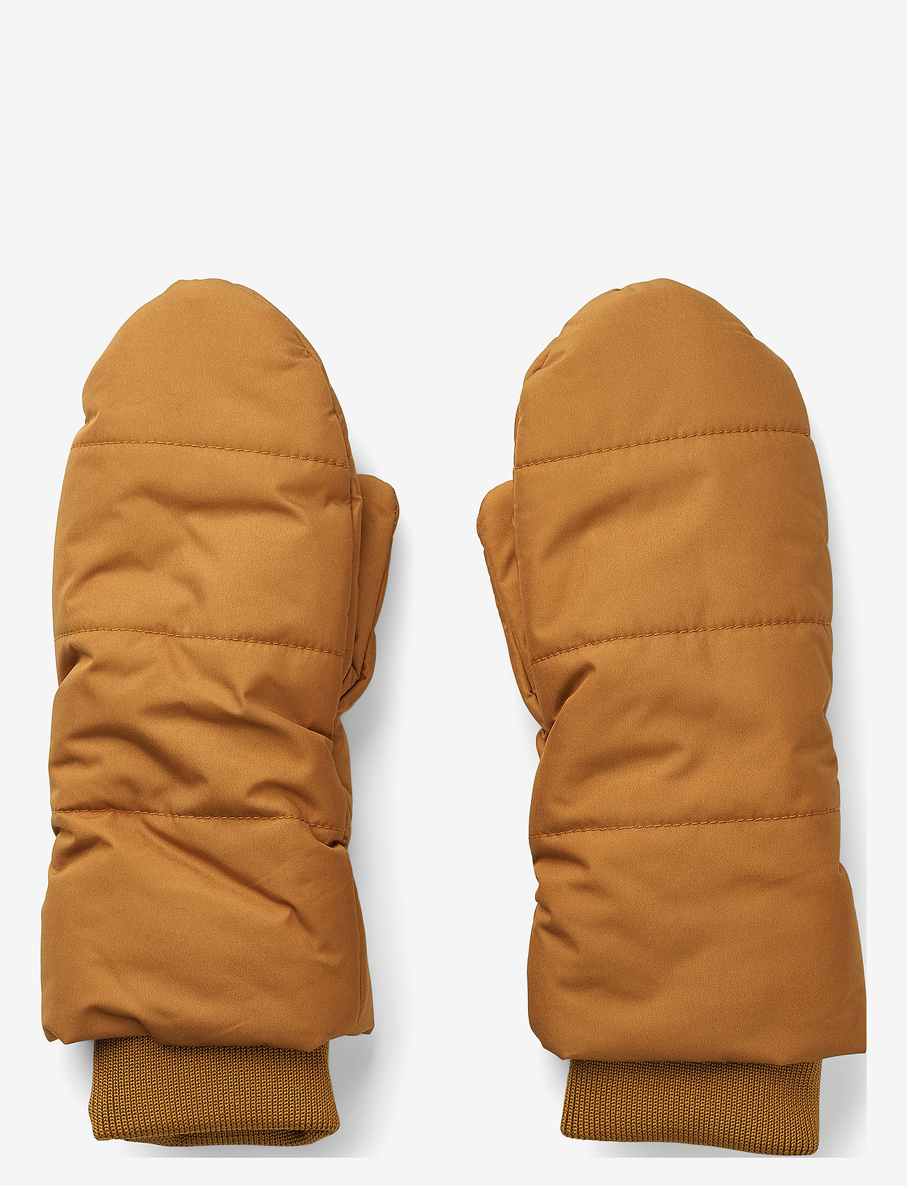 Liewood - Lenny padded mittens - golden caramel - 0
