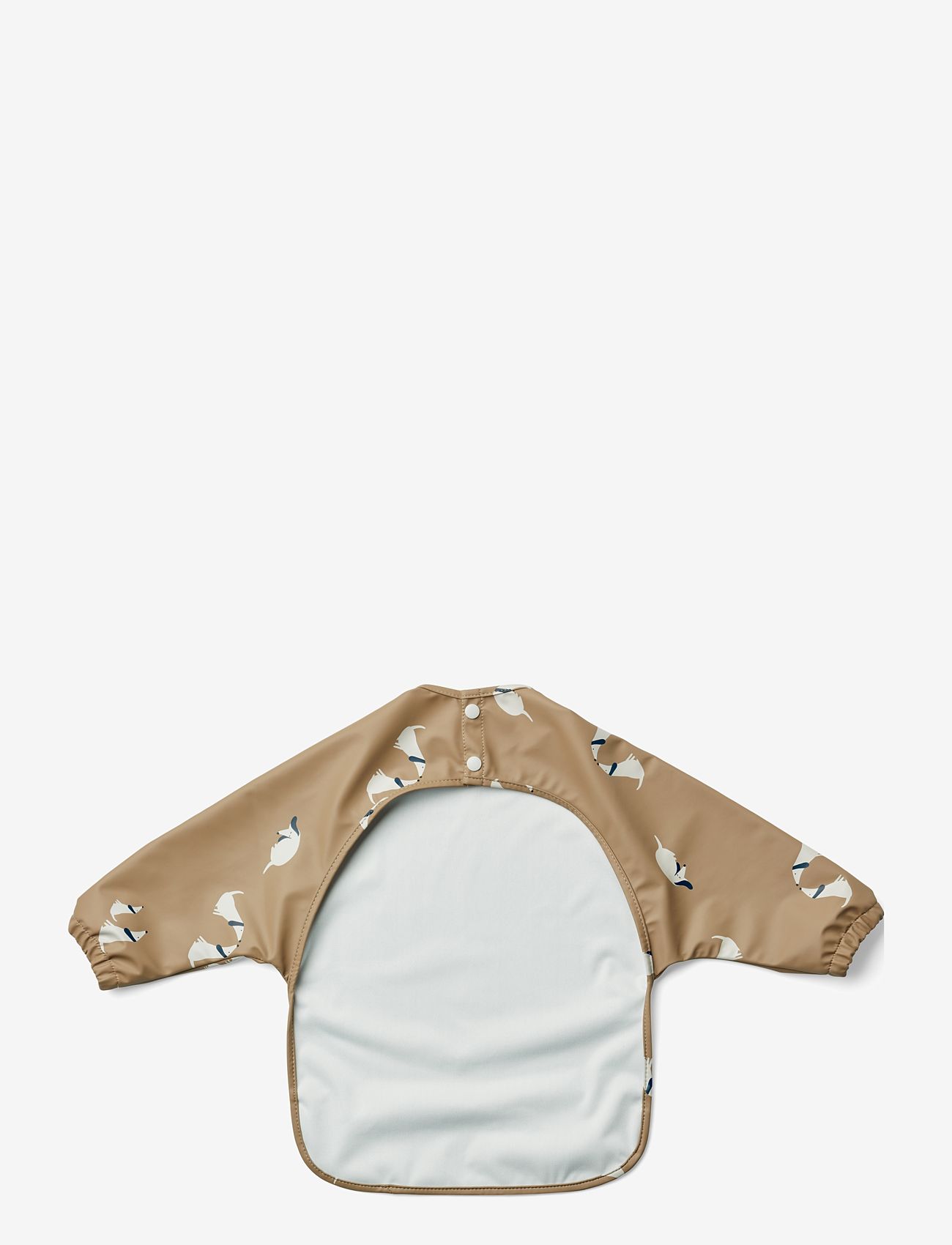 Liewood - Merle Printed Cape Bib - dog / oat mix - 1