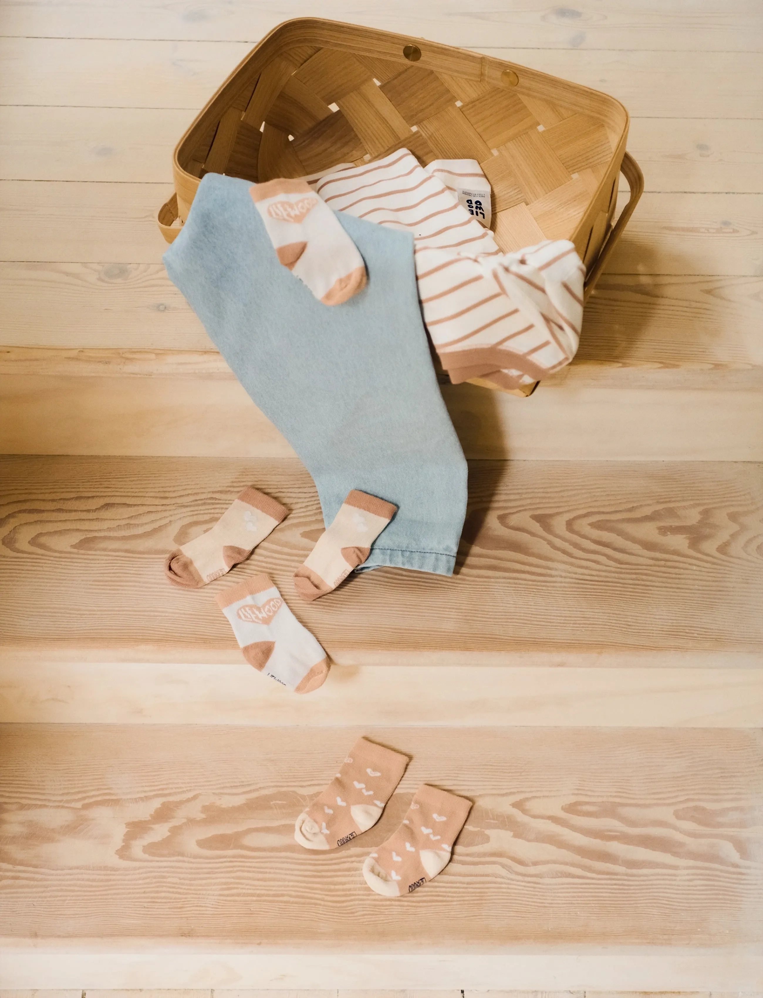 Liewood Silas socks 3-pack - Liewood - SWEETHEART / PALE TUSCANY MIX / beige