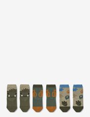 Liewood - Silas Socks 3-pack - lowest prices - monsters blue mix - 1