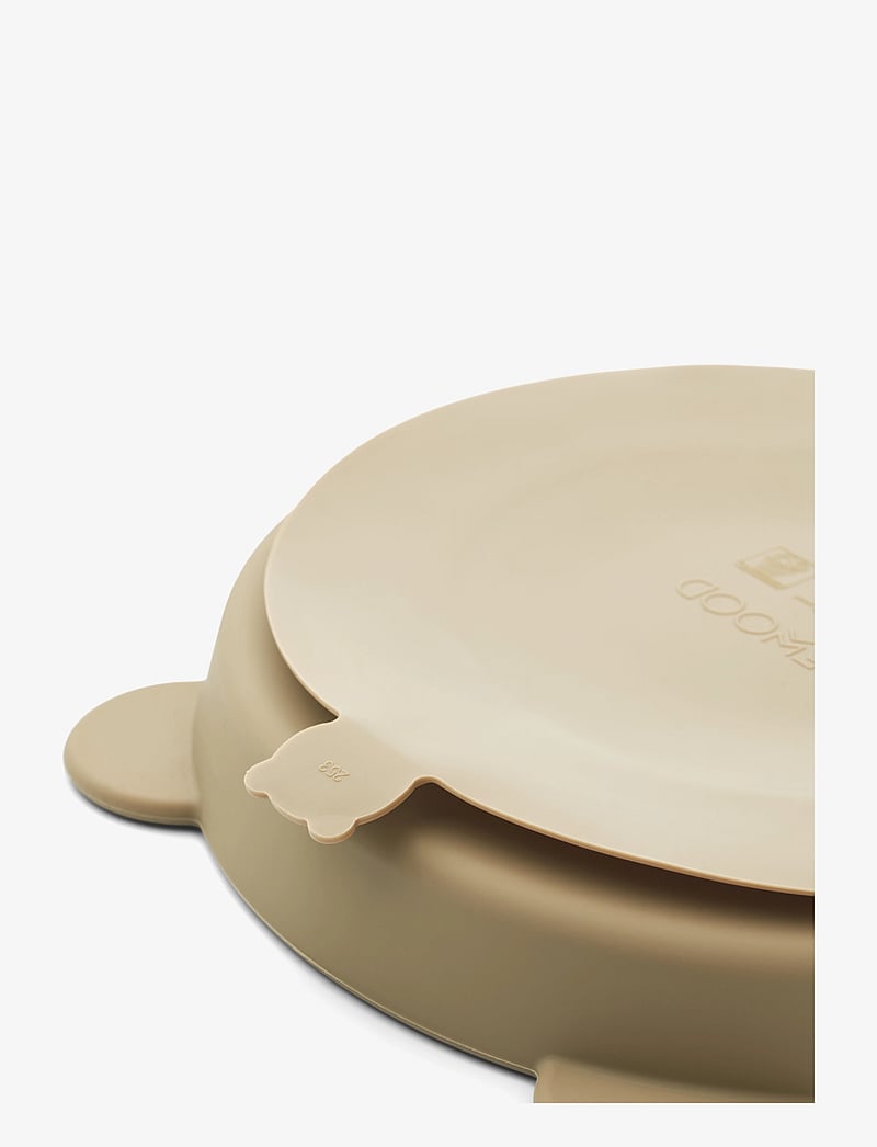Liewood - Stacy divider suction plate 2-pack - taldrikud - sandy / oat mix - 3