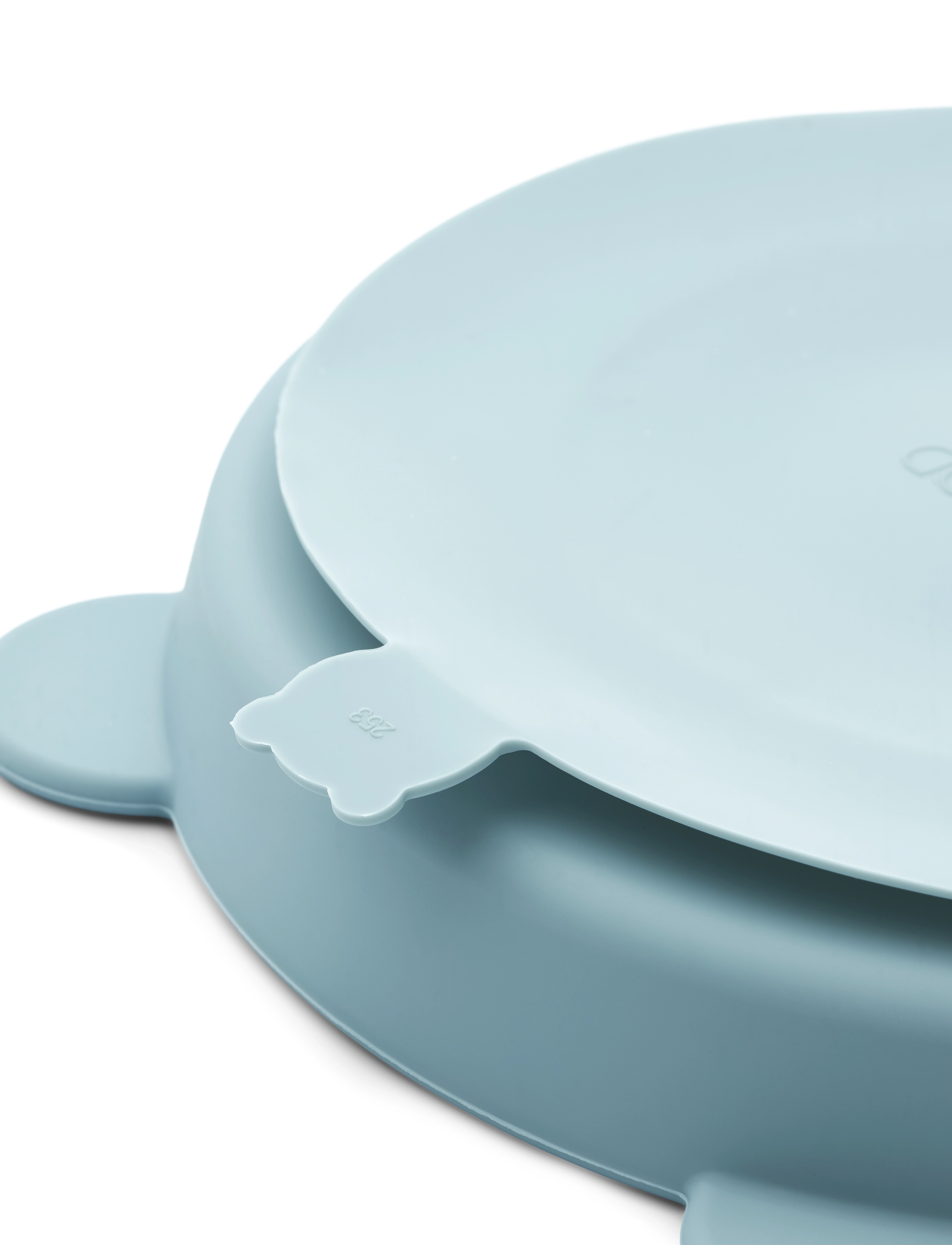 Liewood - Stacy divider suction plate 2-pack - teller - sea blue/whale blue mix - 1