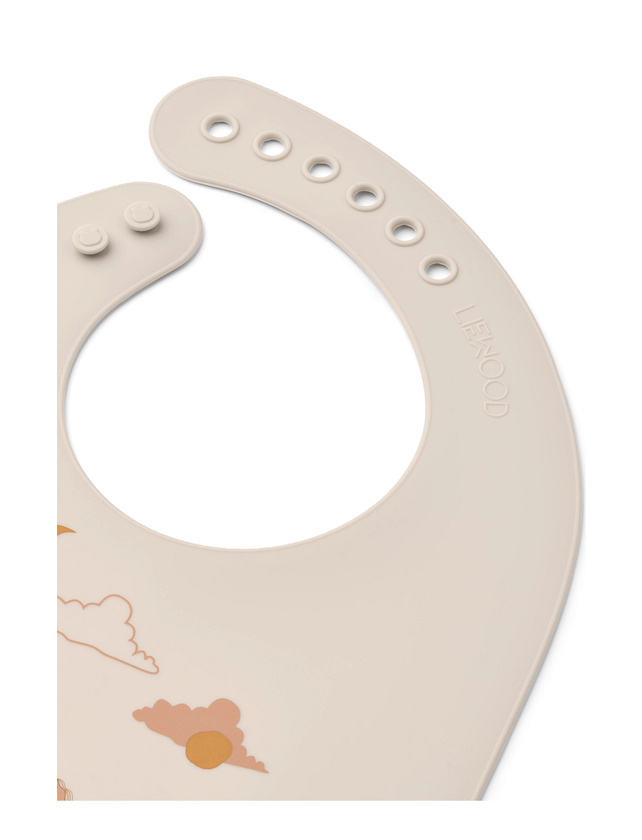Liewood - Tilda Printed Bib 2-Pack - dream / ecru - 1