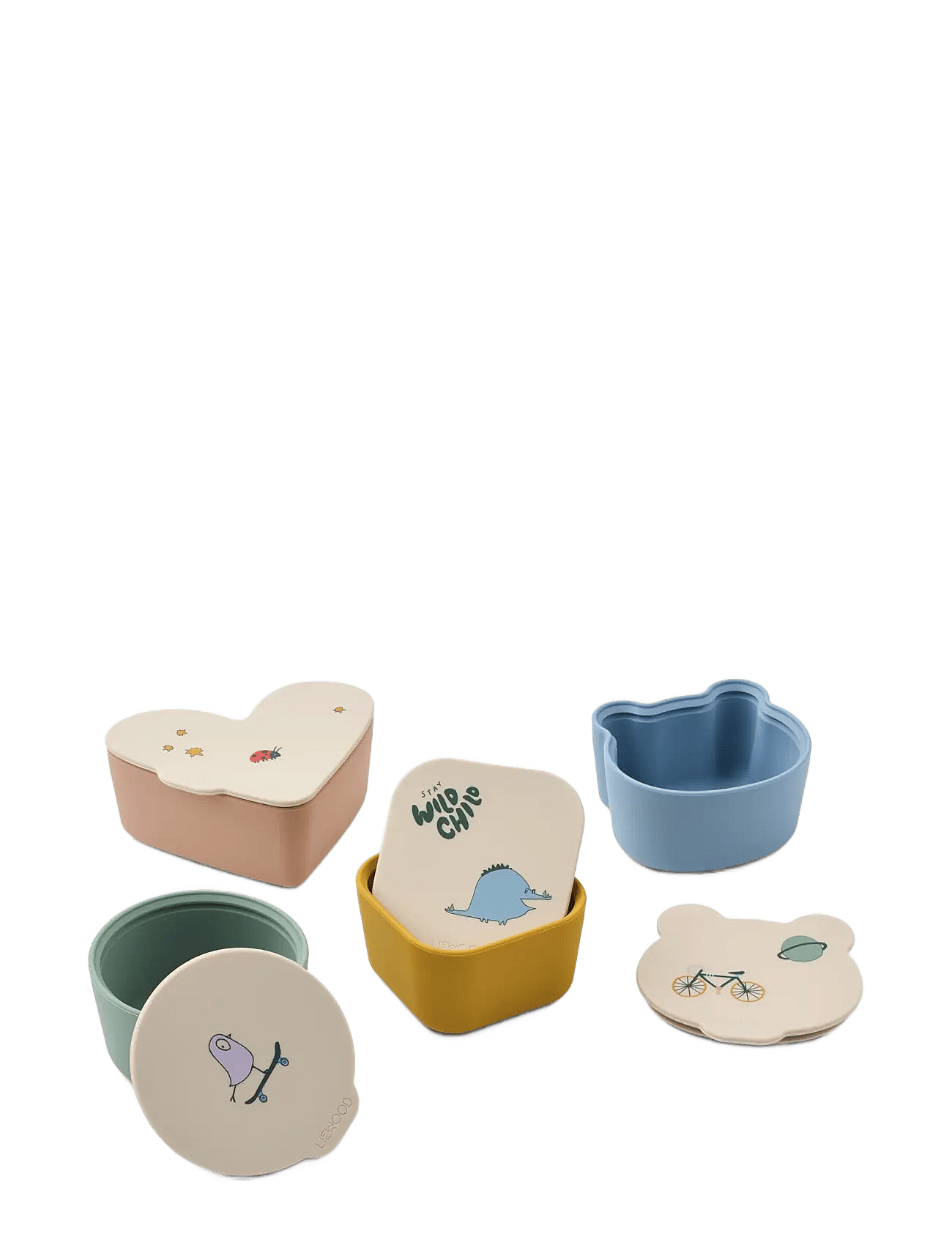 Liewood - Toto Snack Box 4-Pack