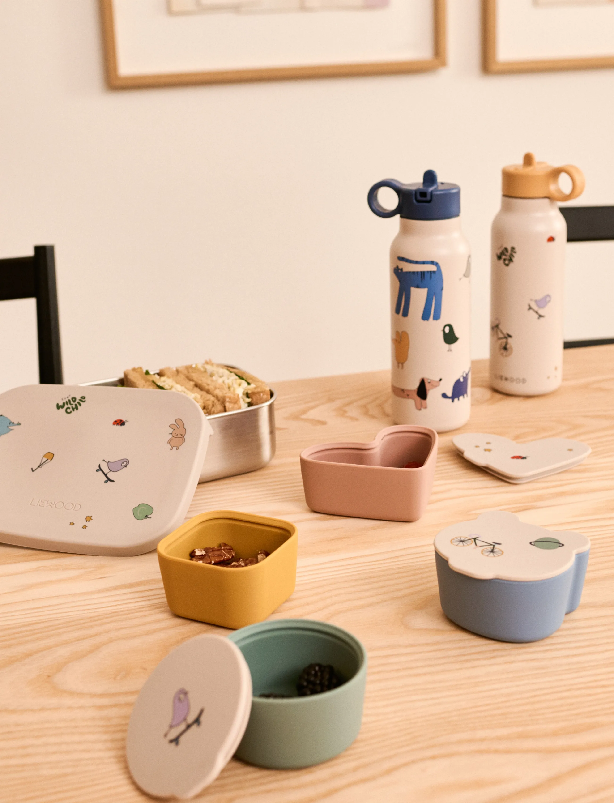 Liewood - Toto Snack Box 4-pack - toidukarbid - tamtam / sandy - 2