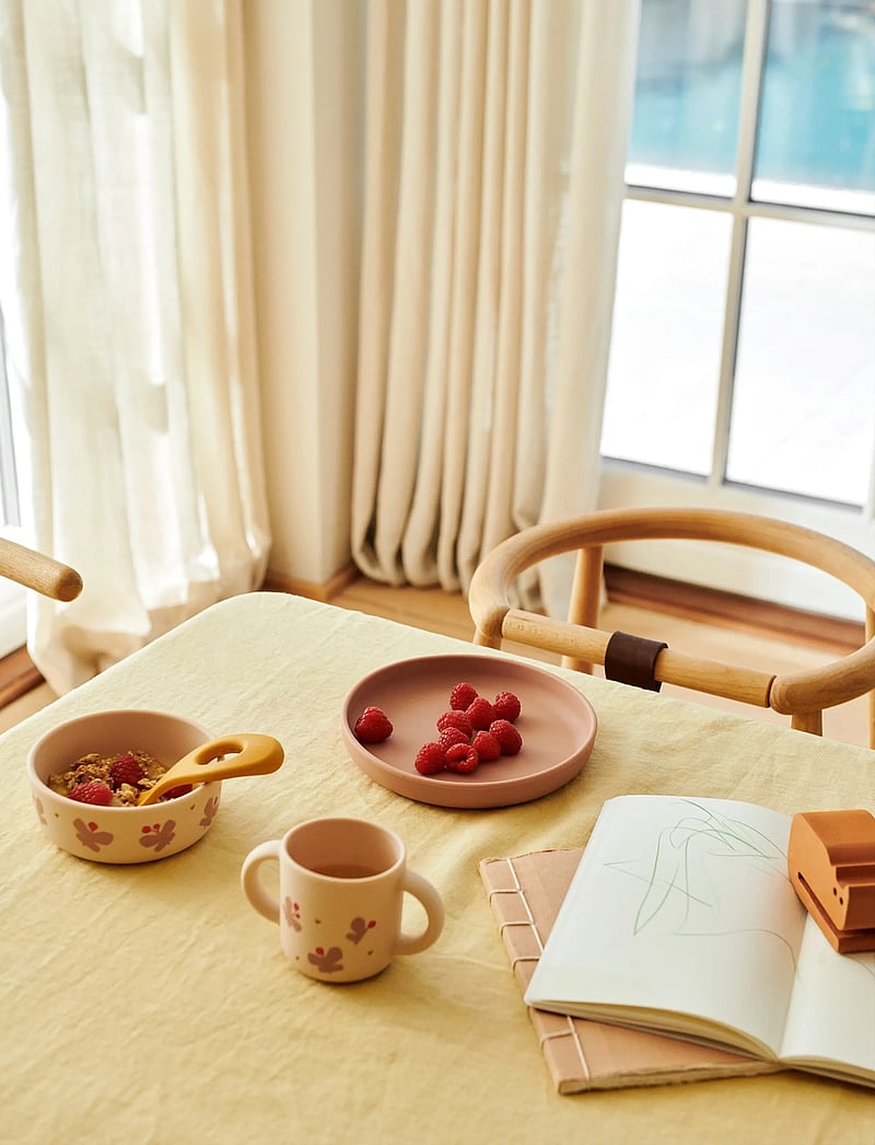 Liewood - Vivi Printed Tableware Set - serveringsset - butterfly / apple blossom - 3