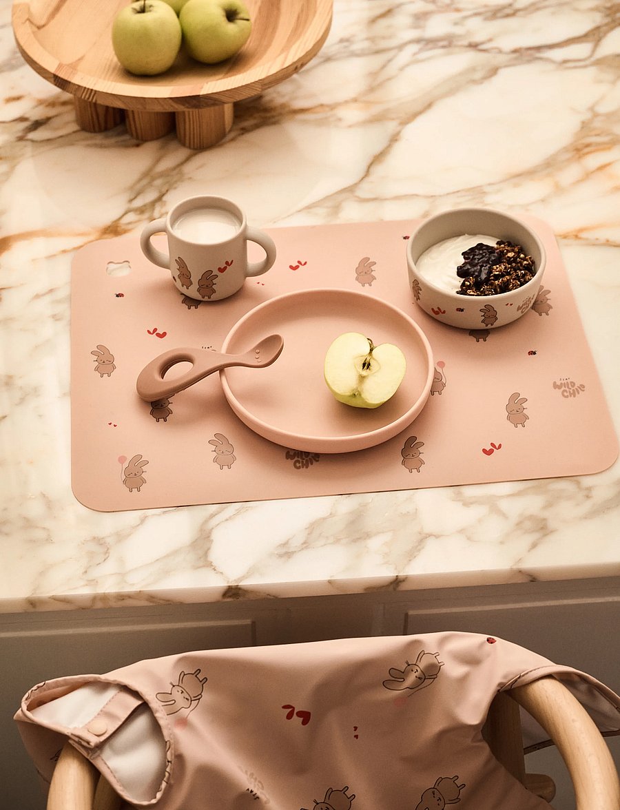 Liewood - Vivi Printed Tableware Set - serveringsset - wild child / rosey - 2