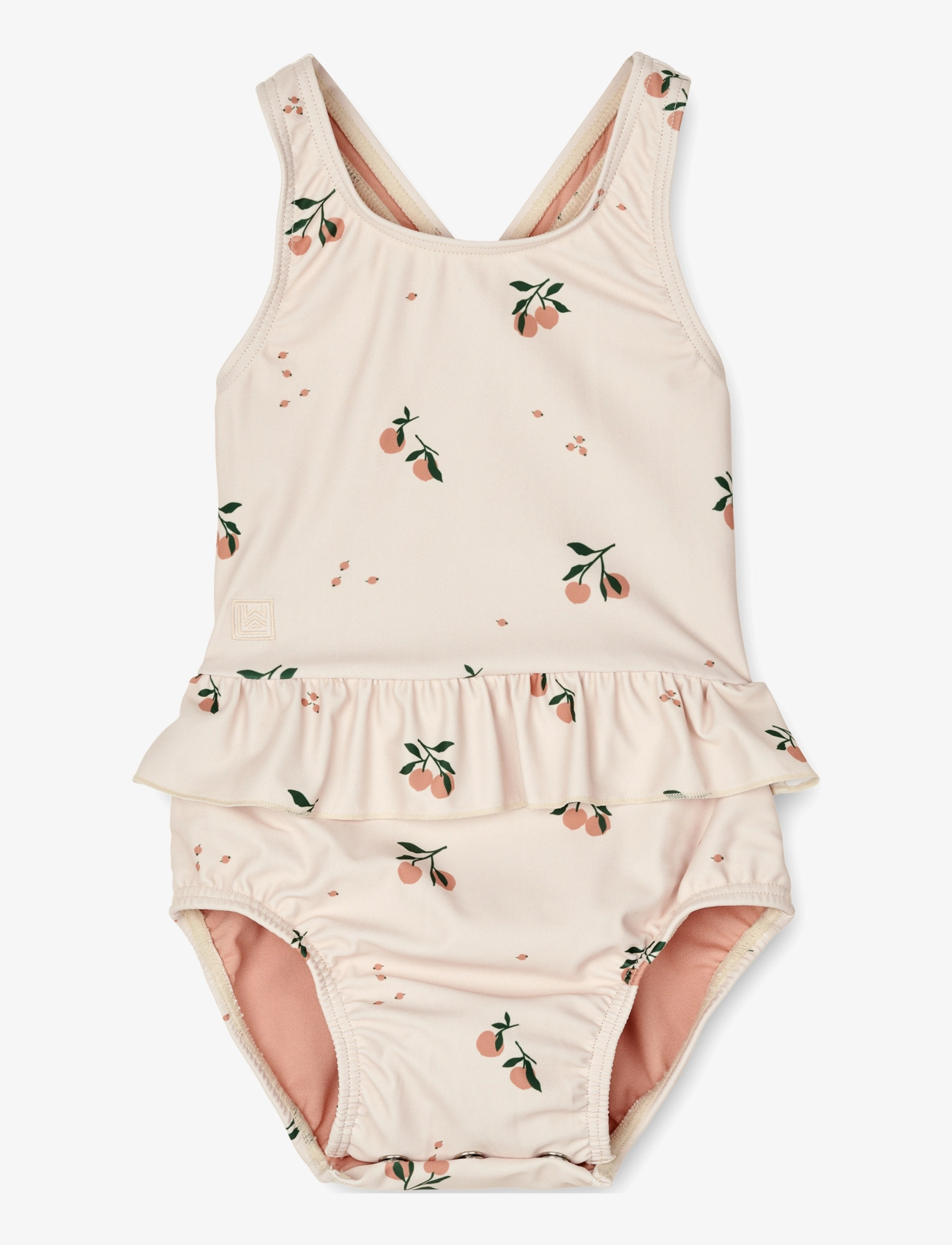 Liewood - Amina Baby Printed Swimsuit - peach seashell - 1