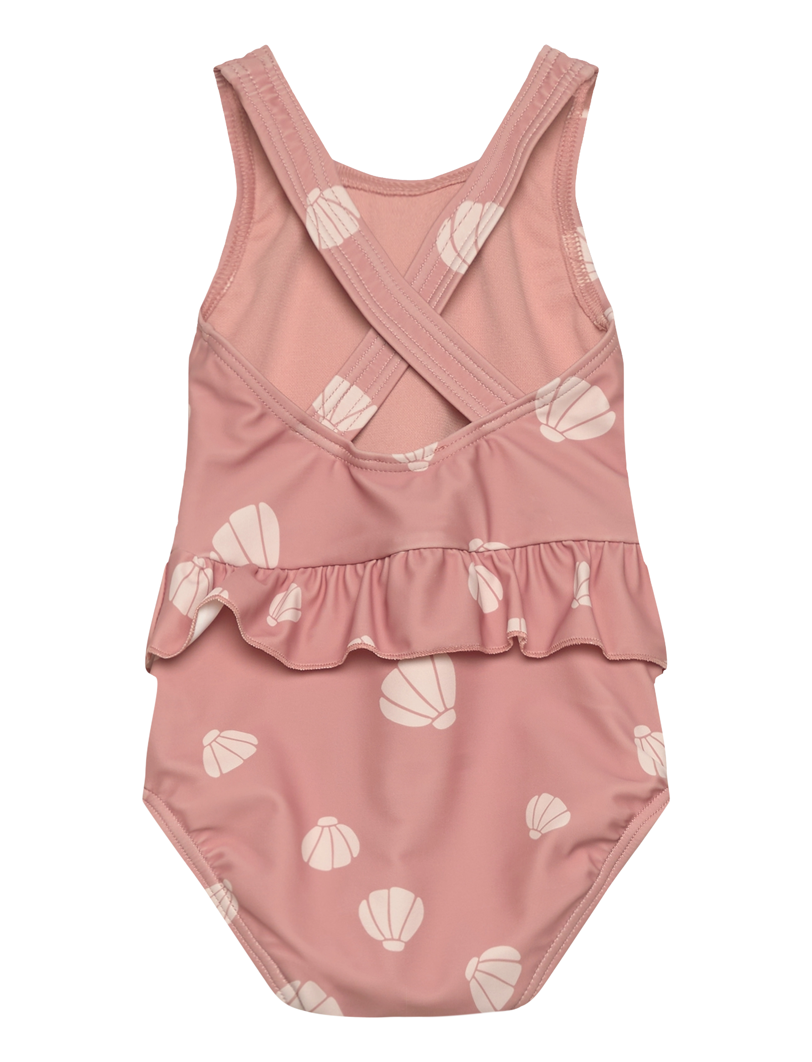 Liewood - Amina Baby Printed Swimsuit - shell / pale tuscany - 3