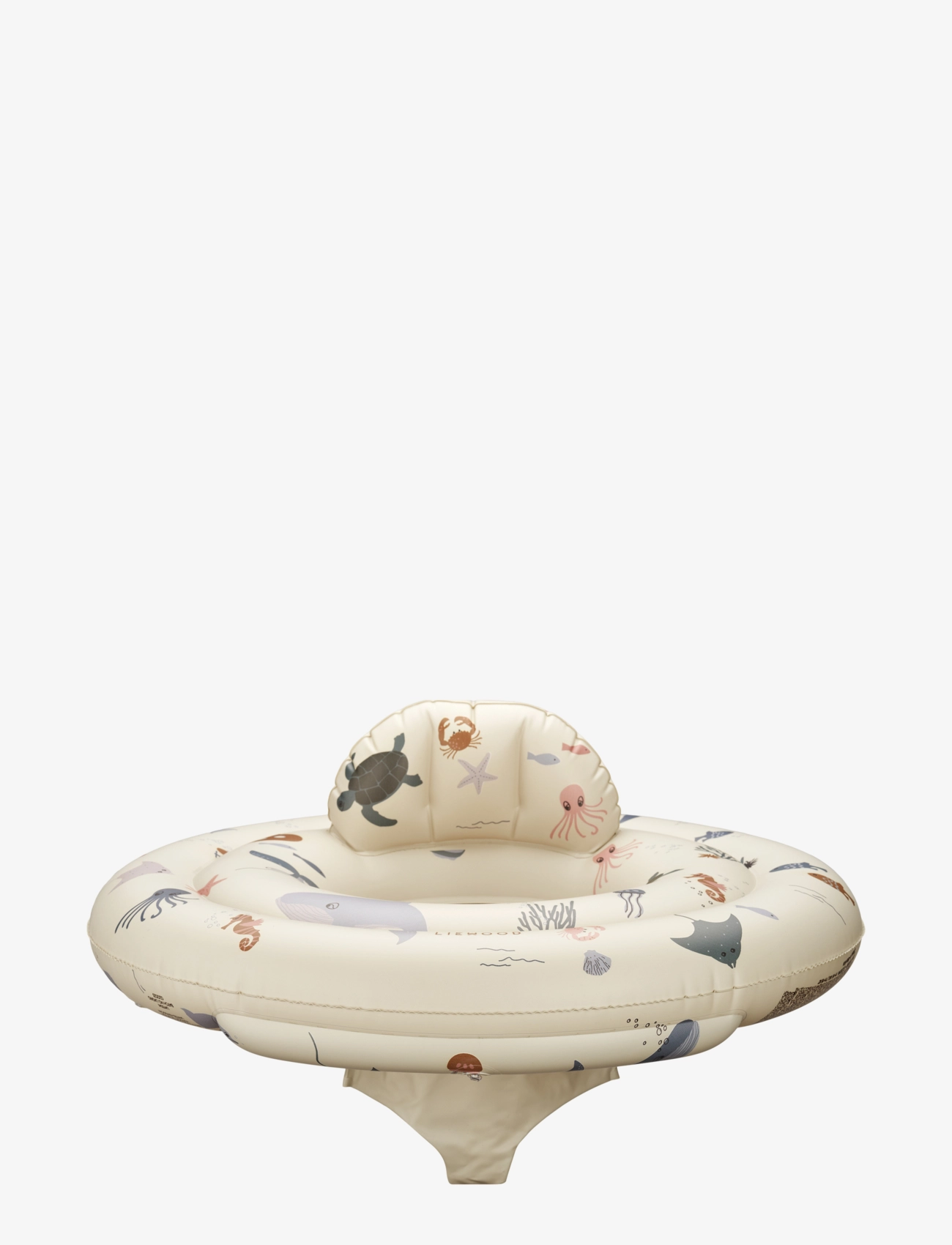 Liewood Dawn Baby Printed Swim Seat - Bade- und Wasserspielzeug - SEA CREATURE / SANDY / cream