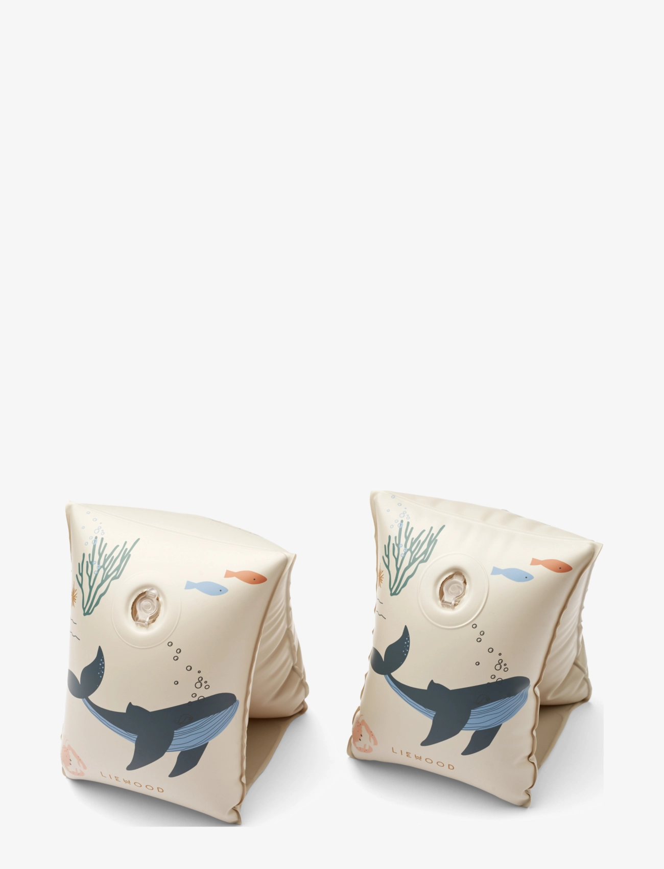 Liewood Shirley Printed Swim Wings 2-pack - Uimarenkaat - SEA CREATURE SANDY / cream