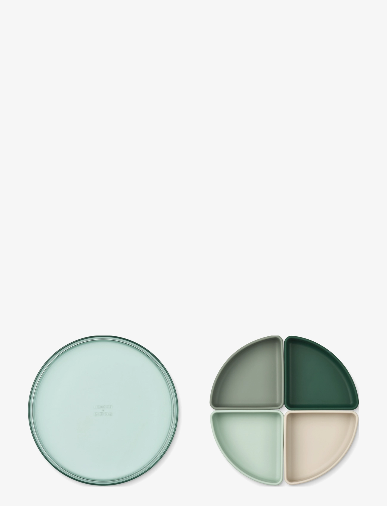 Liewood - Shawn divider plate - peppermint multi mix - 1