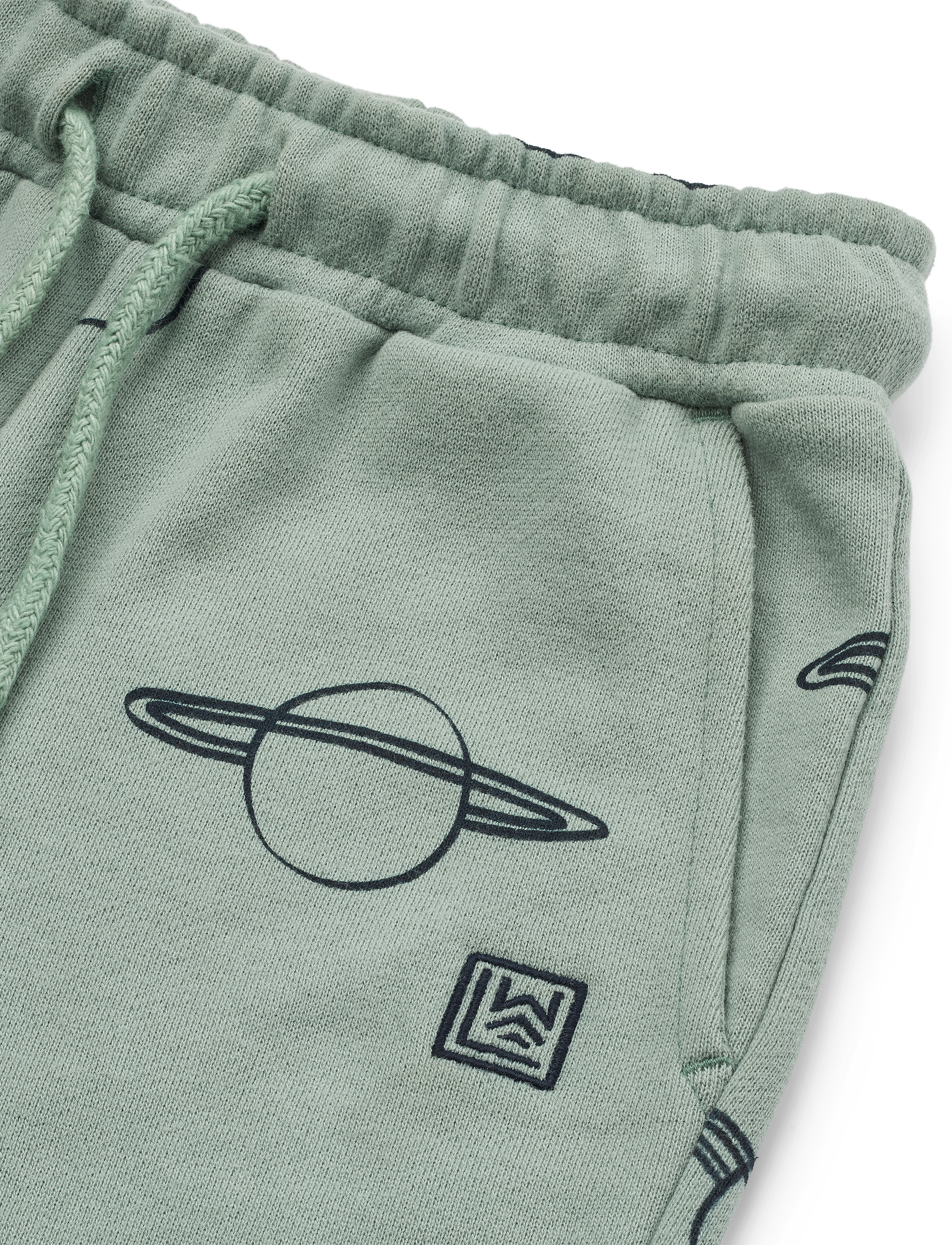 Liewood - Gram Printed Sweatshorts - planets / peppermint - 4