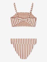 Liewood - Lucette bikini set - bikinis - stripe tuscany rose / crème de la c - 1