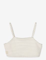 Liewood - Lucette seersucker bikini set - kesälöytöjä - y/d stripe crisp white / sandy - 2