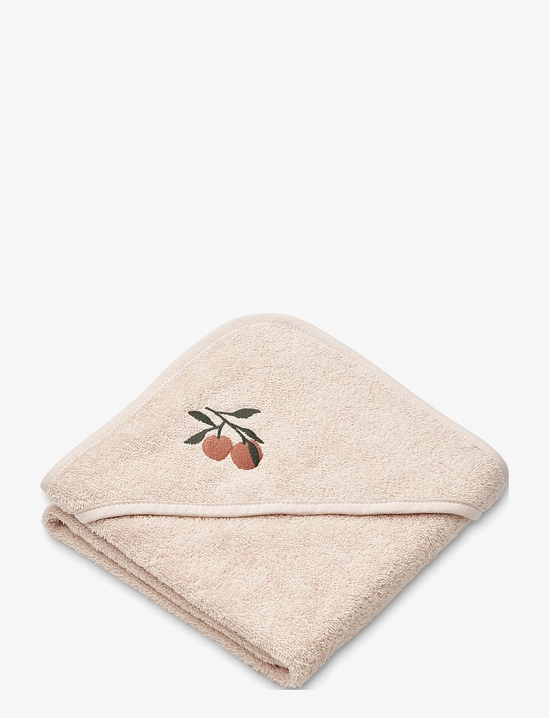 Liewood - Batu hooded baby towel - peach seashell - 0