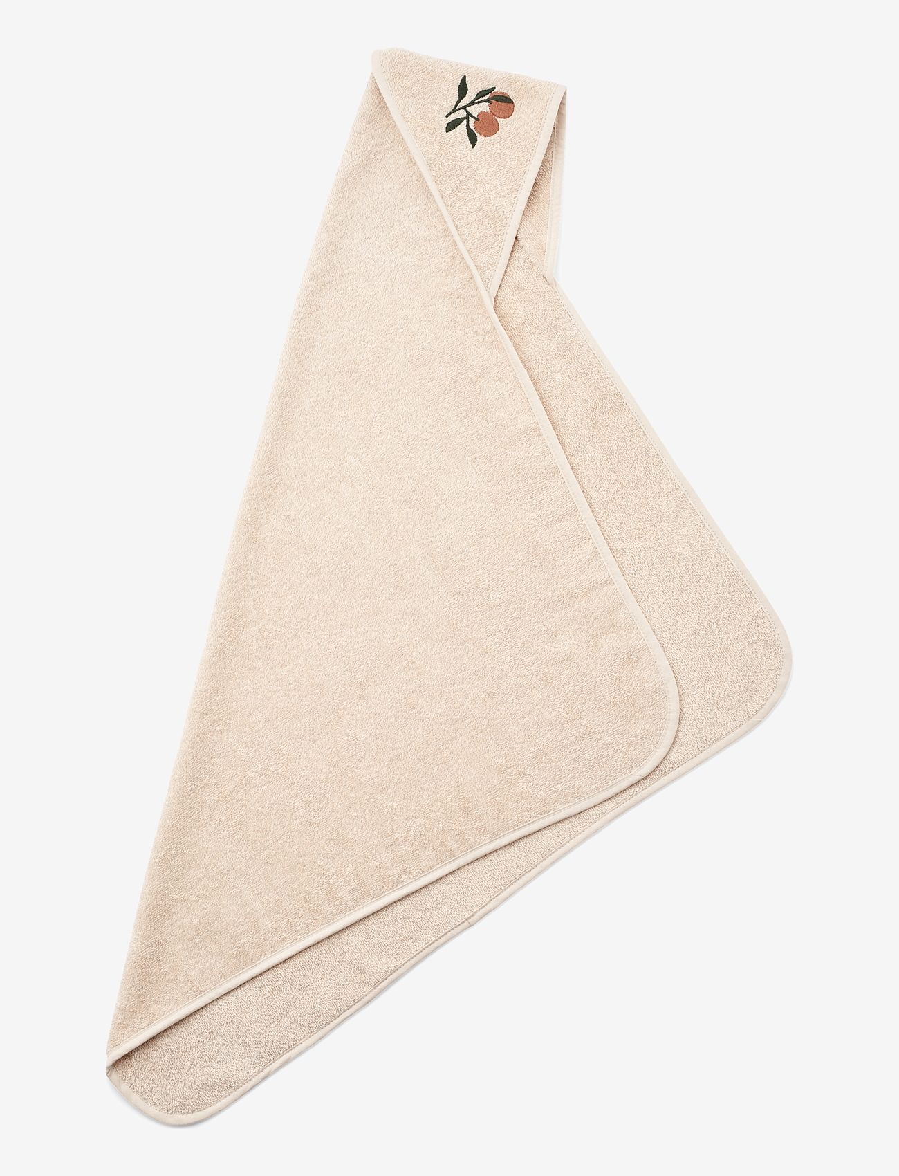 Liewood - Batu hooded baby towel - peach seashell - 1