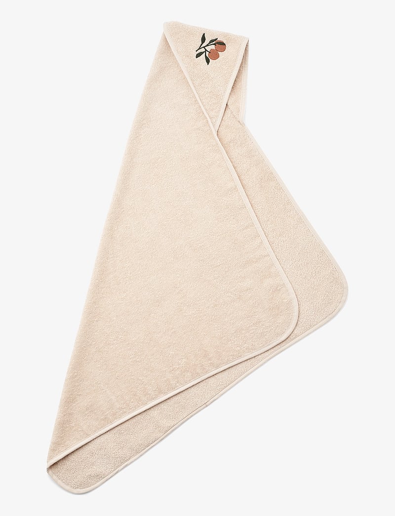 Liewood - Batu hooded baby towel - peach seashell - 1