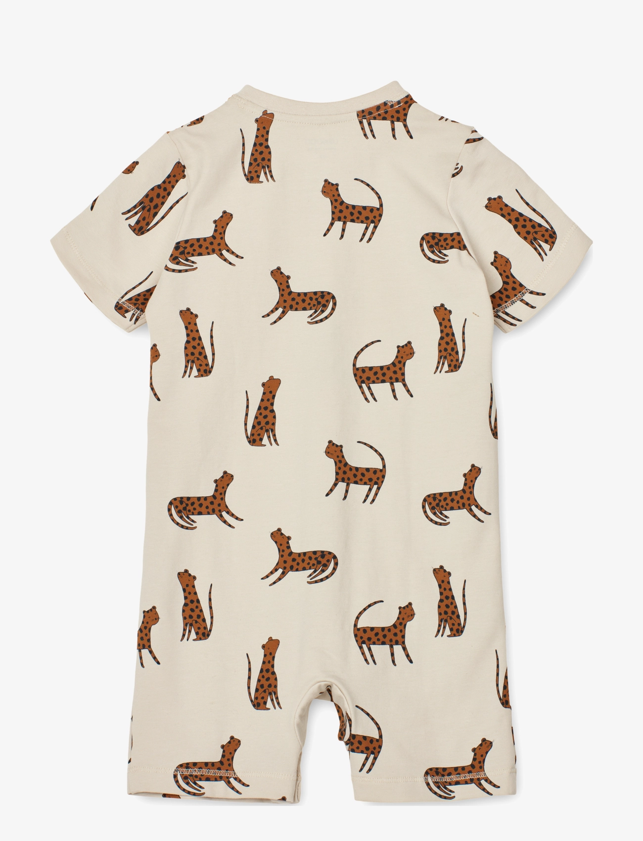 Liewood - Bilbao printed pyjamas romper - leopard sandy - 1