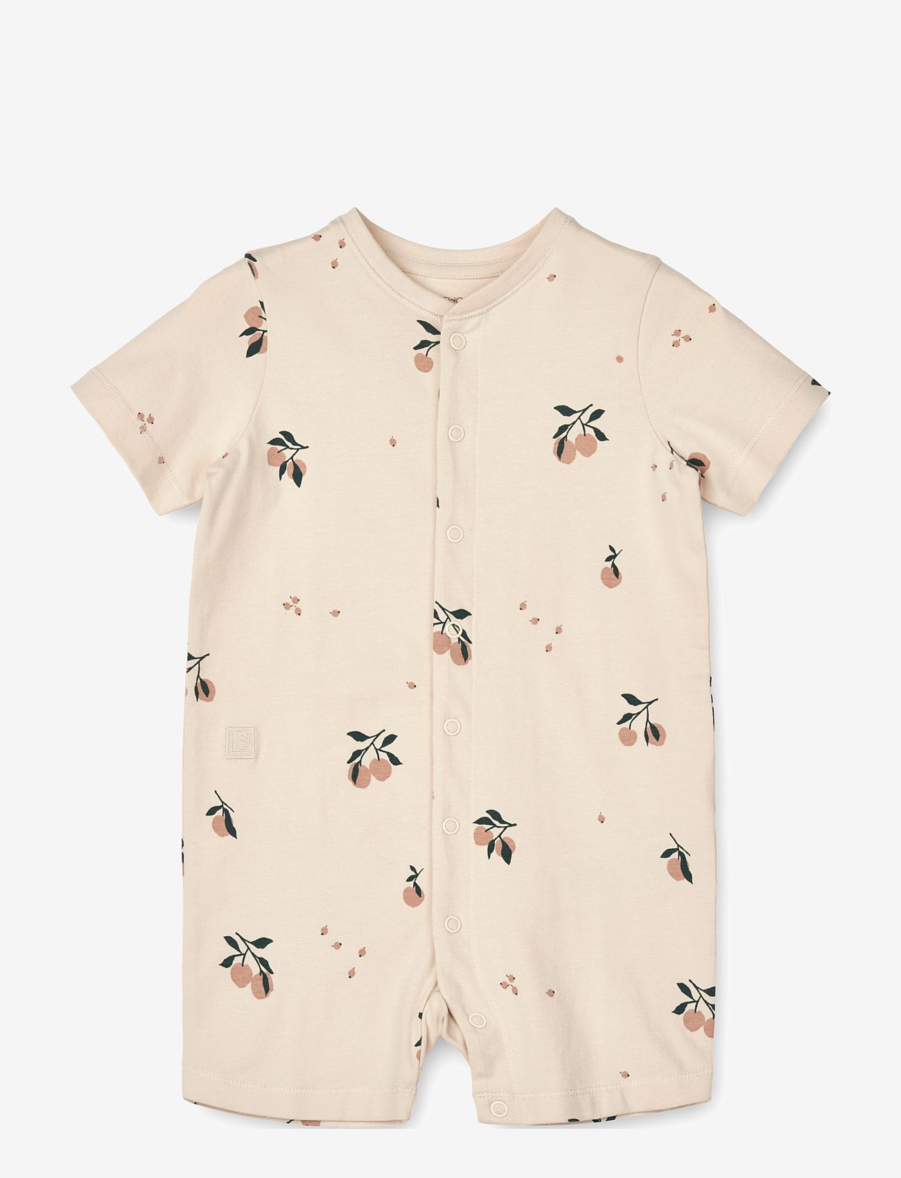 Liewood - Bilbao printed pyjamas romper - peach / sea shell mix - 0
