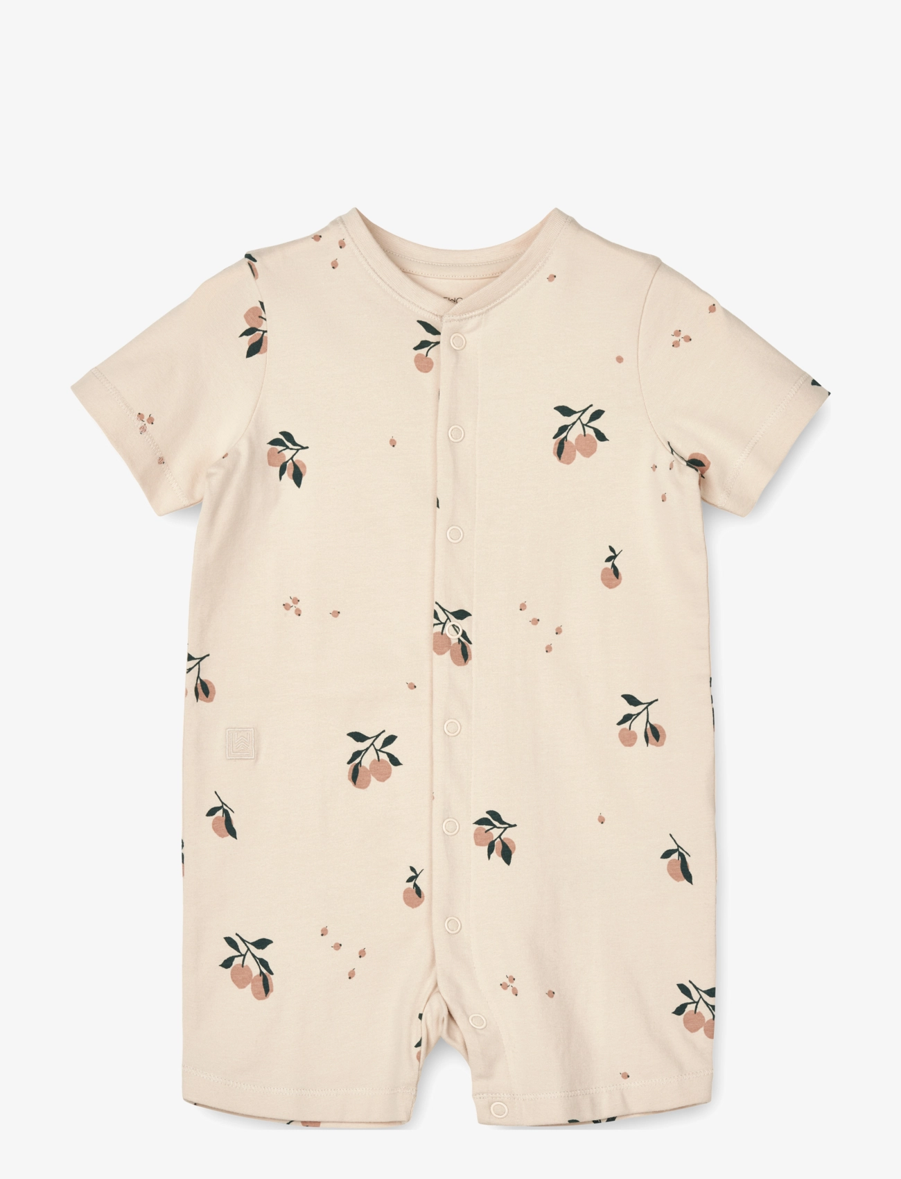 Bilbao printed pyjamas romper - PEACH / SEA SHELL MIX