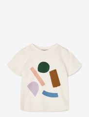 Liewood - Apia printed T-shirt ss - ar īsām piedurknēm - paint stroke sandy - 0