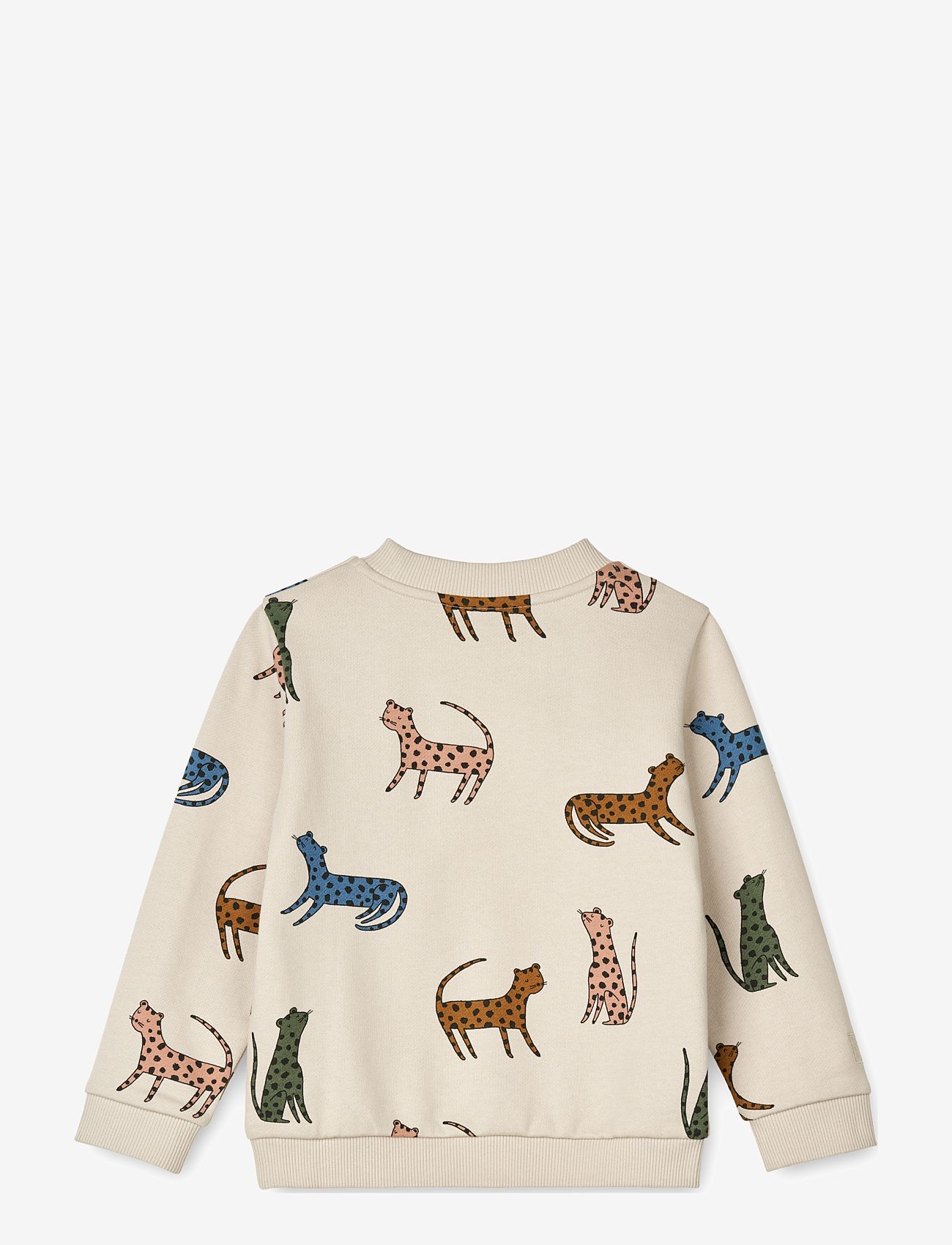 Liewood - Thora printed sweatshirt - efterårstøj - leopard multi mix - 1