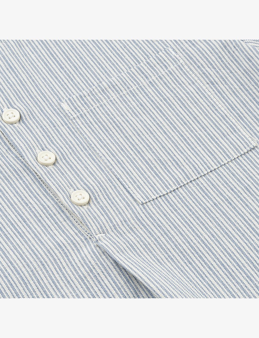 Liewood - Houston Stripe Shirt - y/d stripe creme de la creme / rive - 3