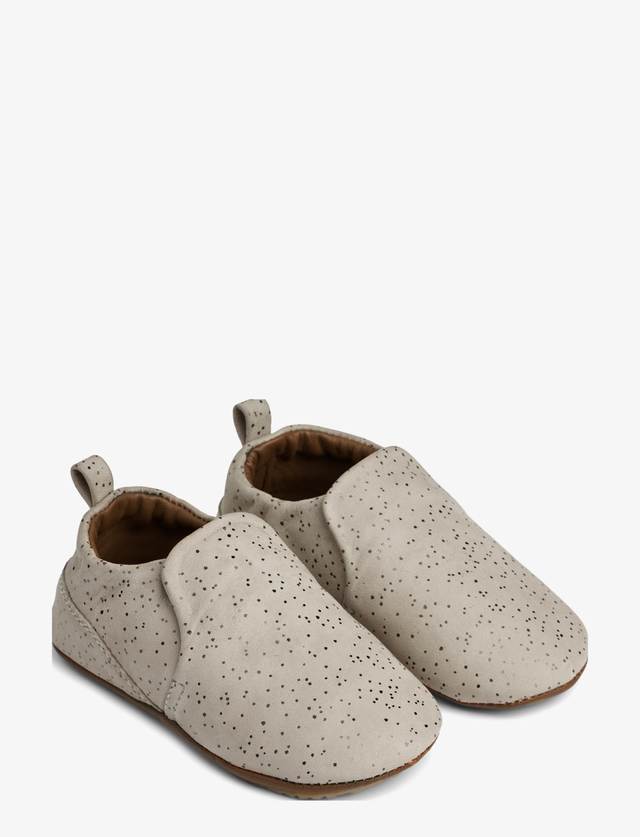 Eliot Leather Slipper - SPLASH DOTS / MIST