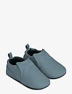 Eliot Leather Slipper - WHALE BLUE
