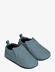 Liewood - Eliot Leather Slipper - laveste priser - whale blue - 0