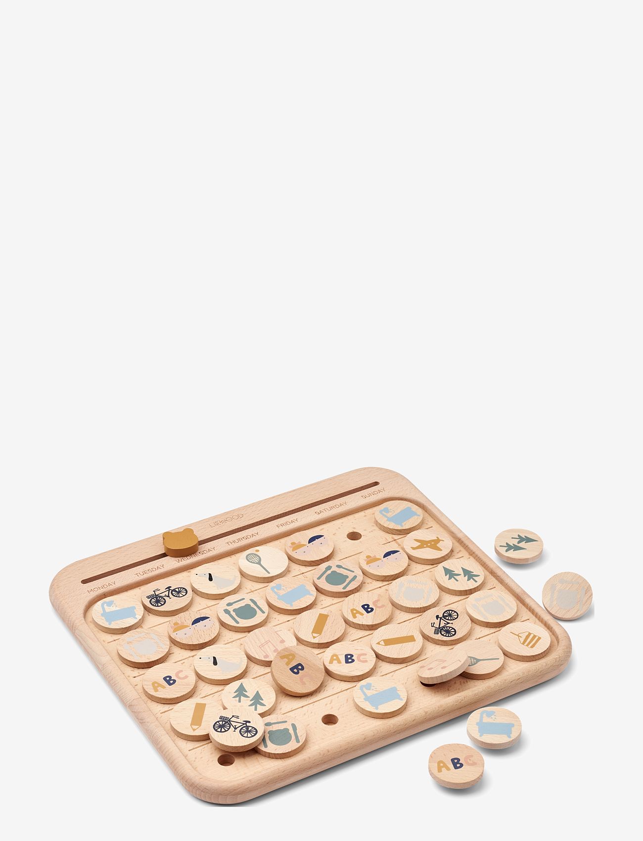 Liewood - Tao Calendar Activity Board - geschenke für kinder - faune green multi mix - 0