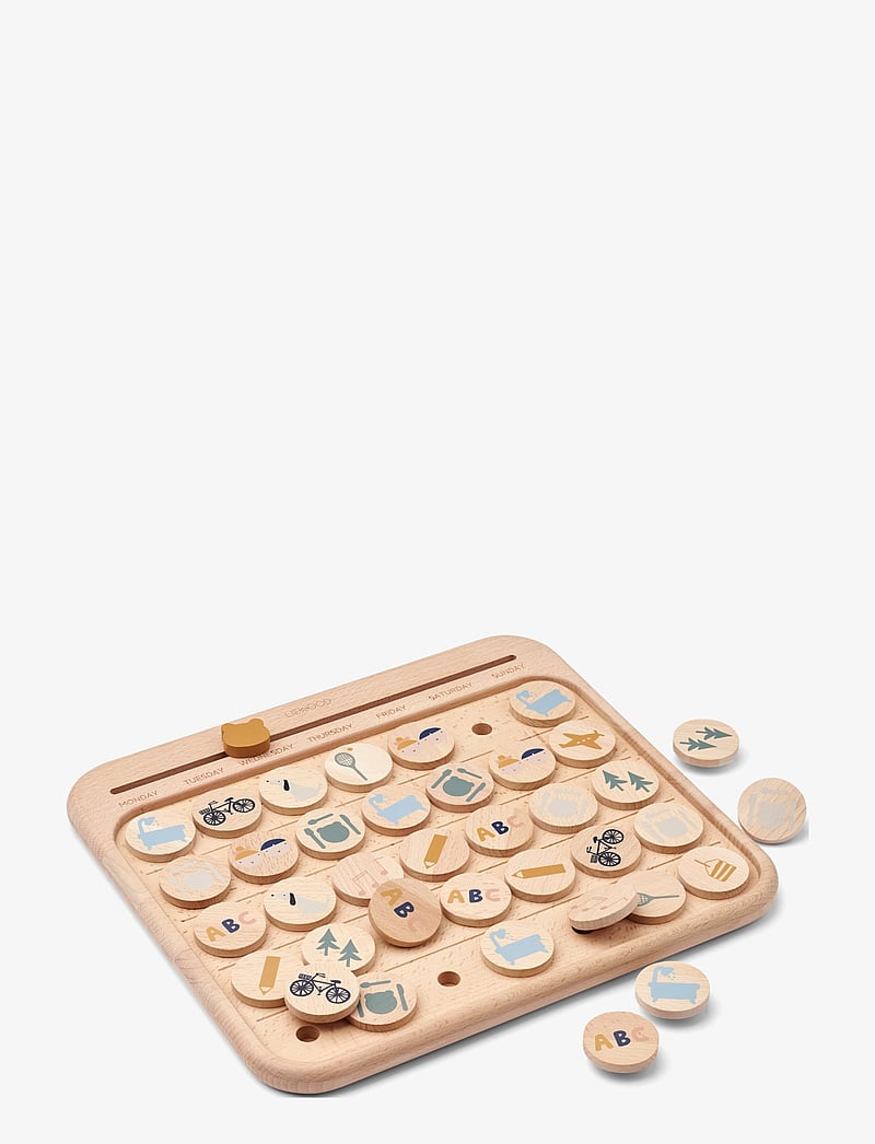 Liewood - Tao Calendar Activity Board - geschenke für kinder - faune green multi mix - 0