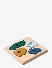 Liewood - Suki Puzzle - wooden puzzles - garden green multi mix - 2